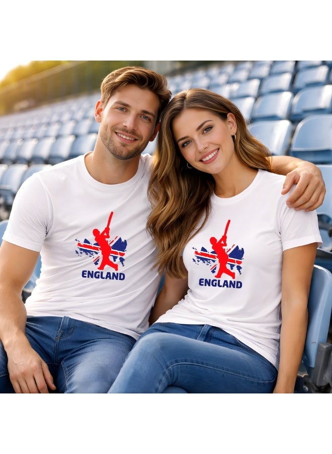 PRINTSHOP4ME England Jersey Dry-Fit T-Shirt For Adults-Ideal For Sports,Workouts And Everyday Wear-Comfortable And Stylish Unisex Design - Image 4